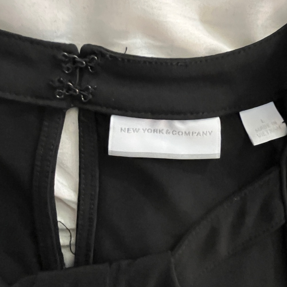 New York & Company Elegant Black Top